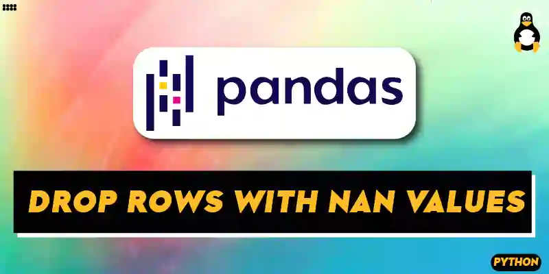 How to Drop Rows With NaN Values in Pandas DataFrame