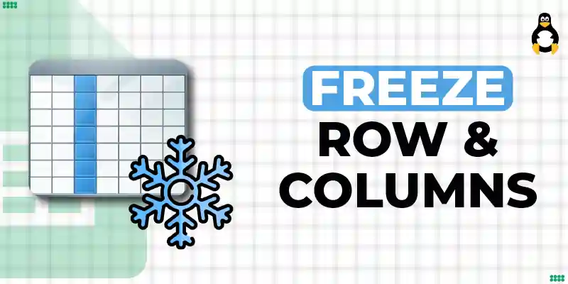 How to Freeze a Row & Columns in Google Sheets