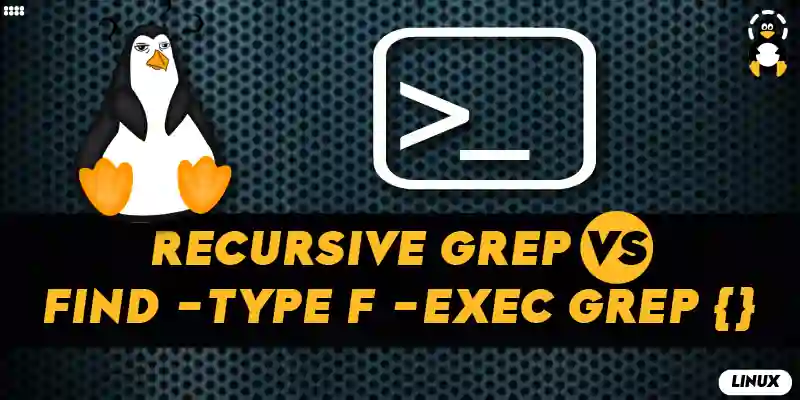 Recursive grep vs find _ -type f -exec grep {}