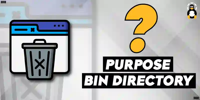 What is the Purpose of bin Directory