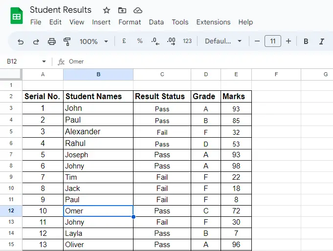 Remove duplicate entries in Google Sheets