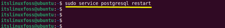 how-to-restart-postgresql-in-ubuntu-its-linux-foss