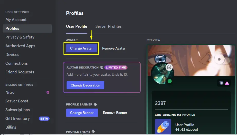 Discord How to Use a GIF as Your Avatar