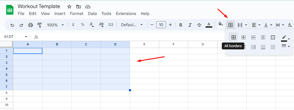 How to Create a Custom Workout Template in Google Sheets – Its Linux FOSS