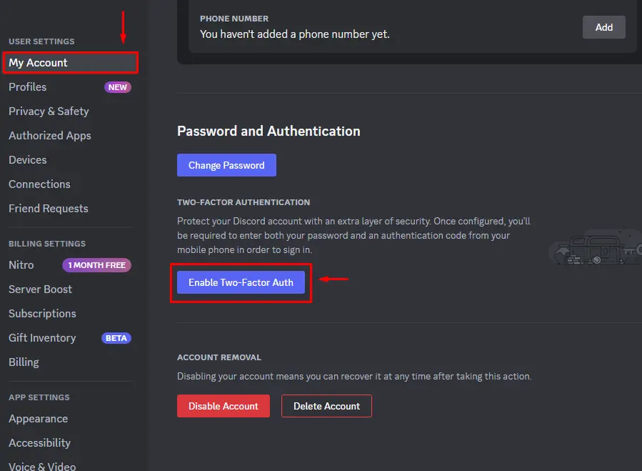 Set Up Two-Factor Authentication in Discord1