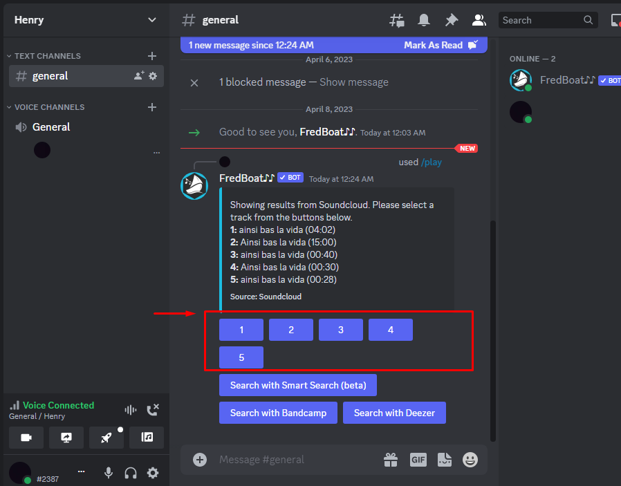 How To Use FREDBOAT Music On Discord — Steemit