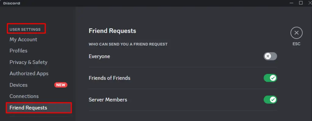Discord's blocking and privacy2