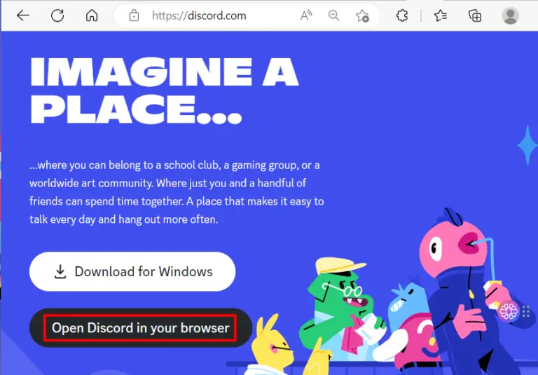 login discord web browser