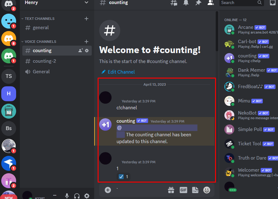 How to Set Up counting Discord Bot? – Its Linux FOSS