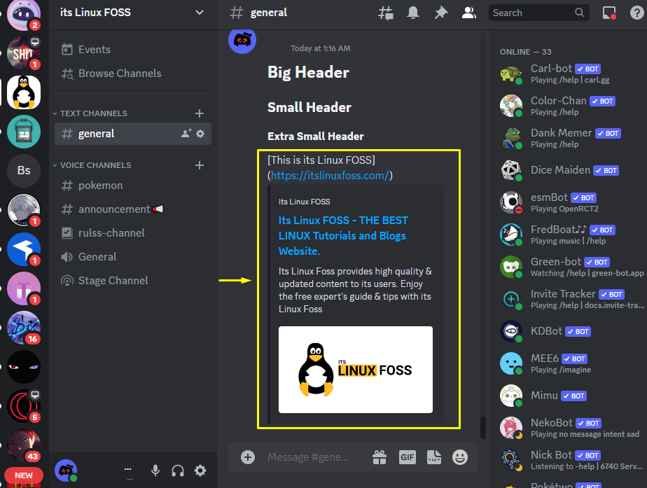 Discord Markdown Text 2