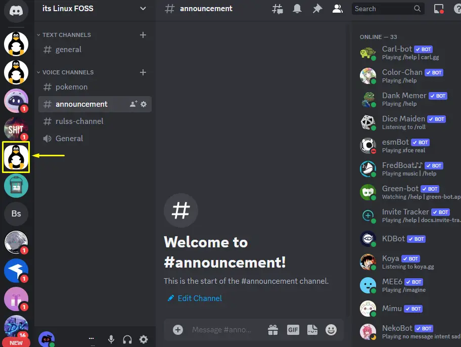 Add Custom Channel Icons in Discord 2