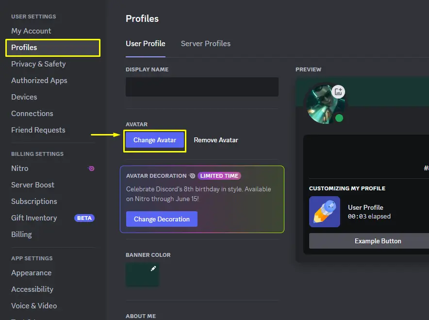 Get an Invisible Discord Avatar and Name3
