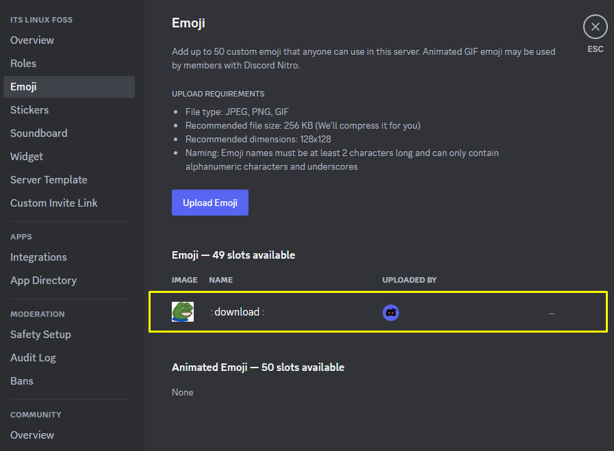 Add Emojis to Discord Channels4