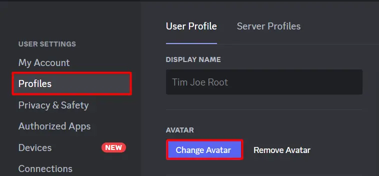 Change My Avatar on Discord2