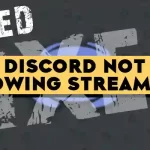 Fix Discord Not Showing Streaming