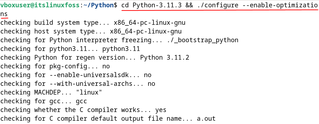 How to install python on debian 12 its linux foss