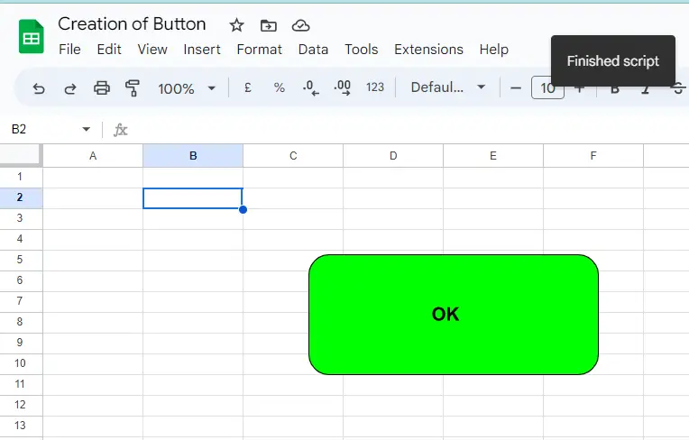 Make a Google Sheets Button12