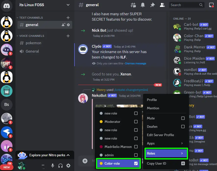 Change the Color Name in Discord6