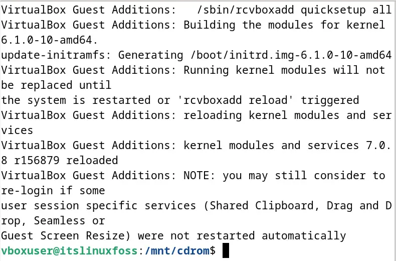 Install VirtualBox Guest Additions on Debian 12 h