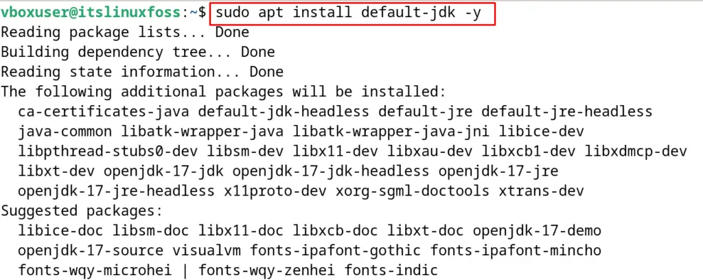 Install Java on Debian 12 Linux 3