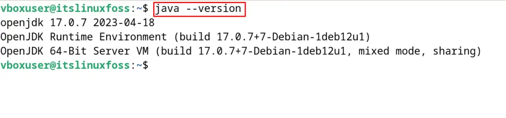 Install Java on Debian 12 Linux 4