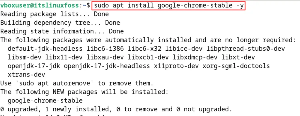 Install and Use Google Chrome Web Browser on Debian 12 d