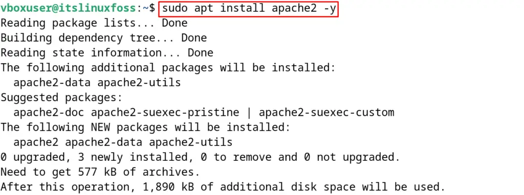 Install Apache Web Server on Debian 12 Linux 2