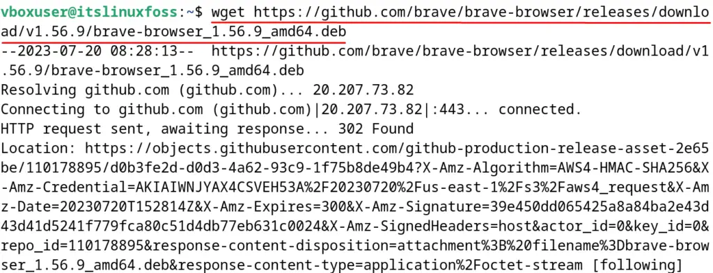 Install Brave Browser 6
