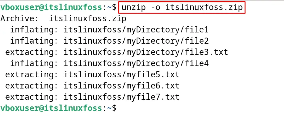 Unzip A File In Linux 9