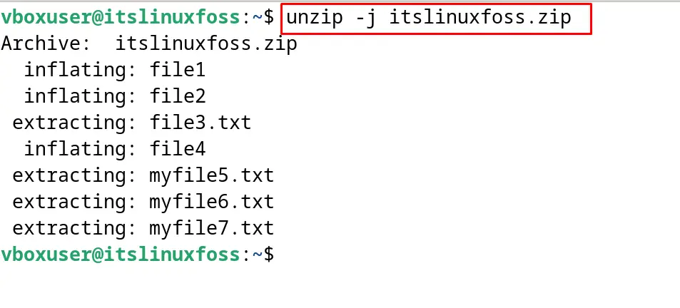Unzip A File In Linux 8
