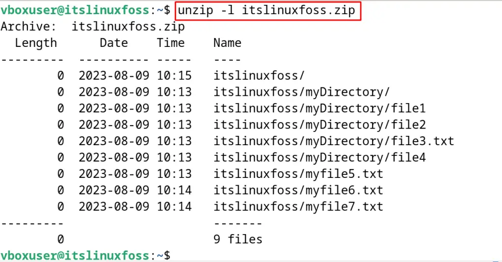 Unzip A File In Linux 2
