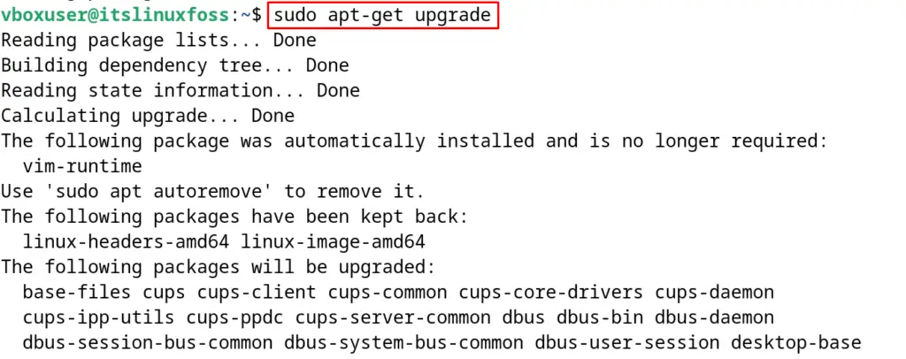 How to Use apt-get command on Debian 12 b