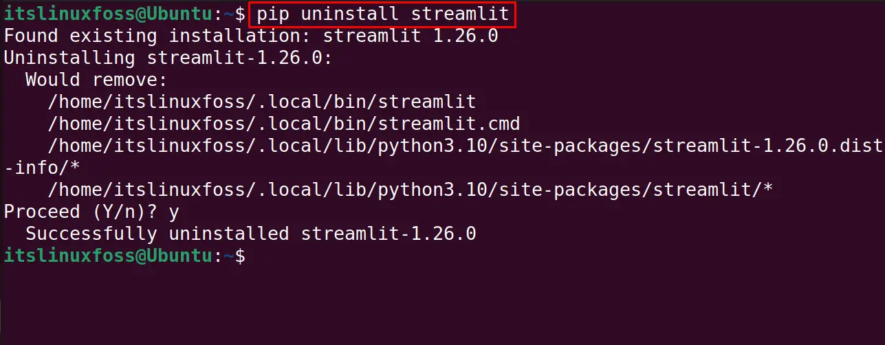 How to Install Streamlit on Ubuntu 22.04 j