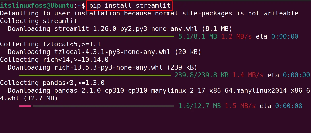 How to Install Streamlit on Ubuntu 22.04 e