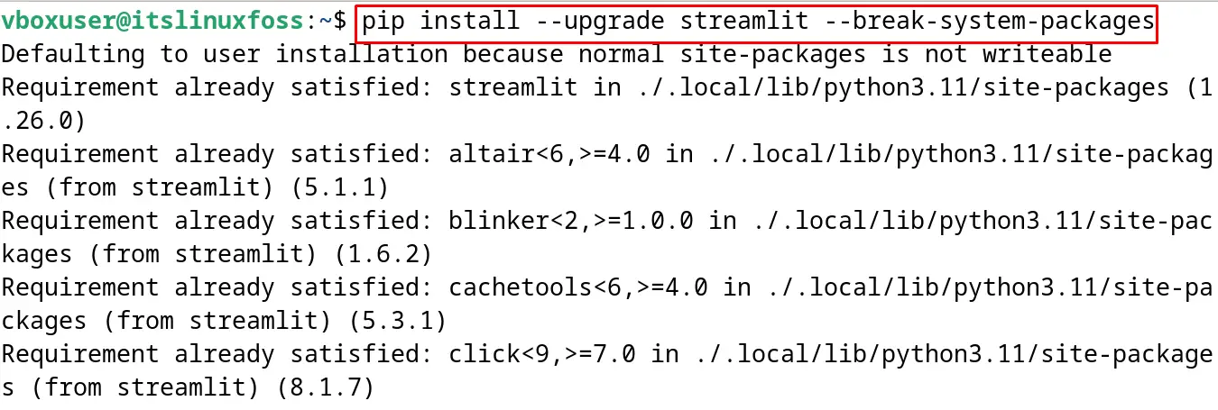 How to Install Streamlit on Linux 6