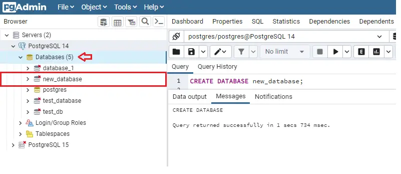 How to Create a Database in Postgres-11
