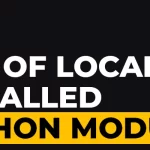 How do I get a list of locally installed Python modules