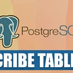 How to Describe a Table in PostgreSQL