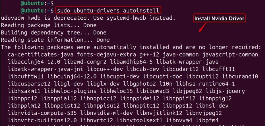 Install CUDA on Ubuntu 24.04  c