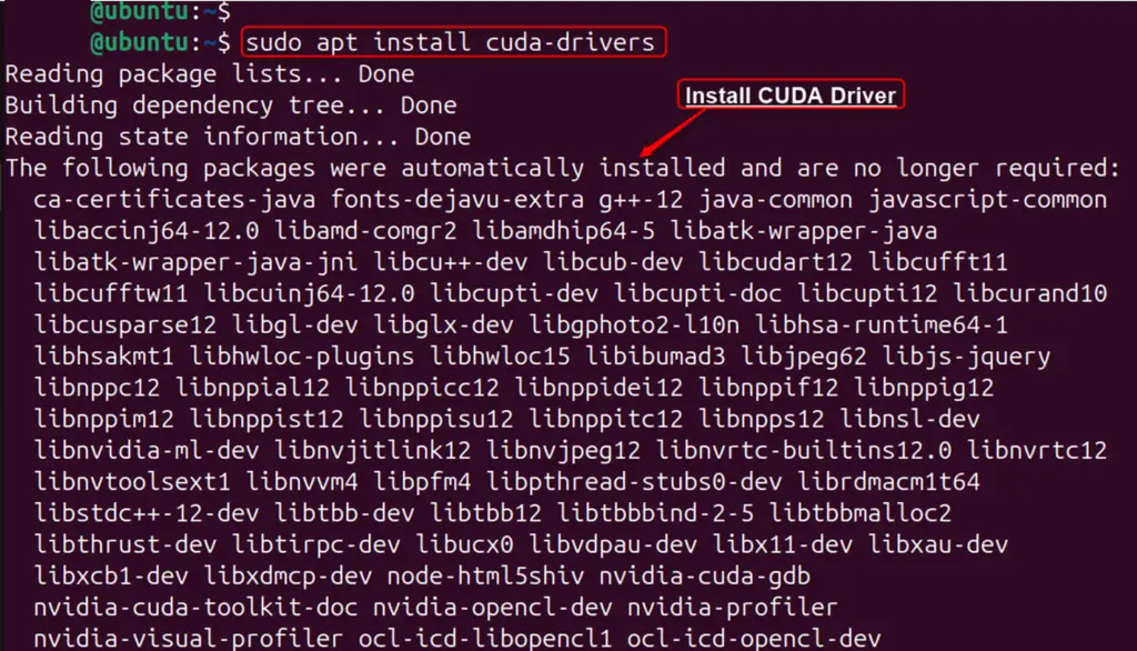 Install CUDA on Ubuntu 24.04 i