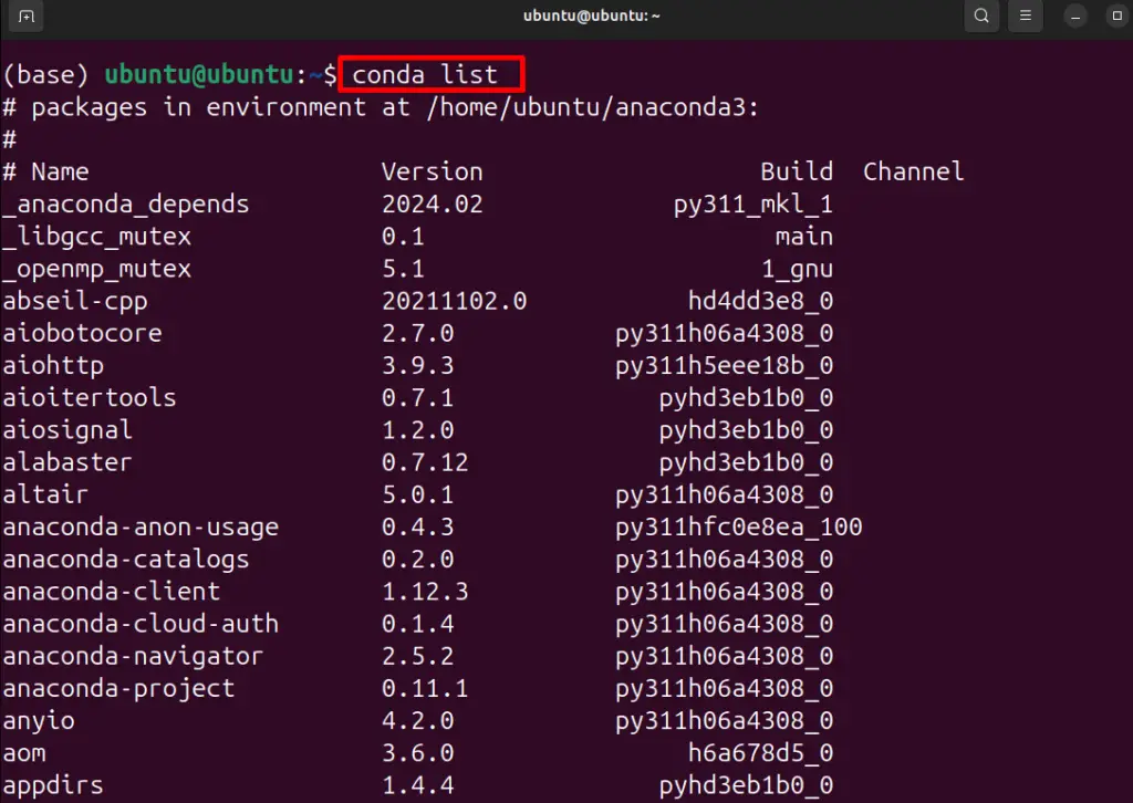 Install Anaconda on Ubuntu 24.04 g