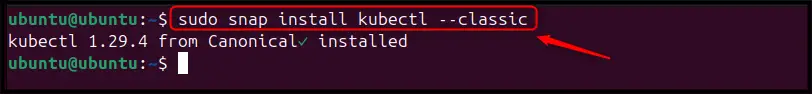 Install Kubectl on Ubuntu 24.04 a