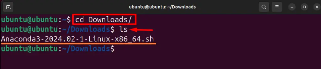 Install Anaconda on Ubuntu 24.04 b