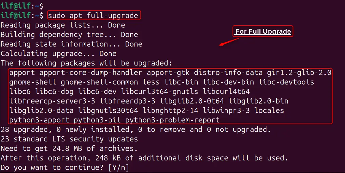 Update Ubuntu Using the Command Line 2