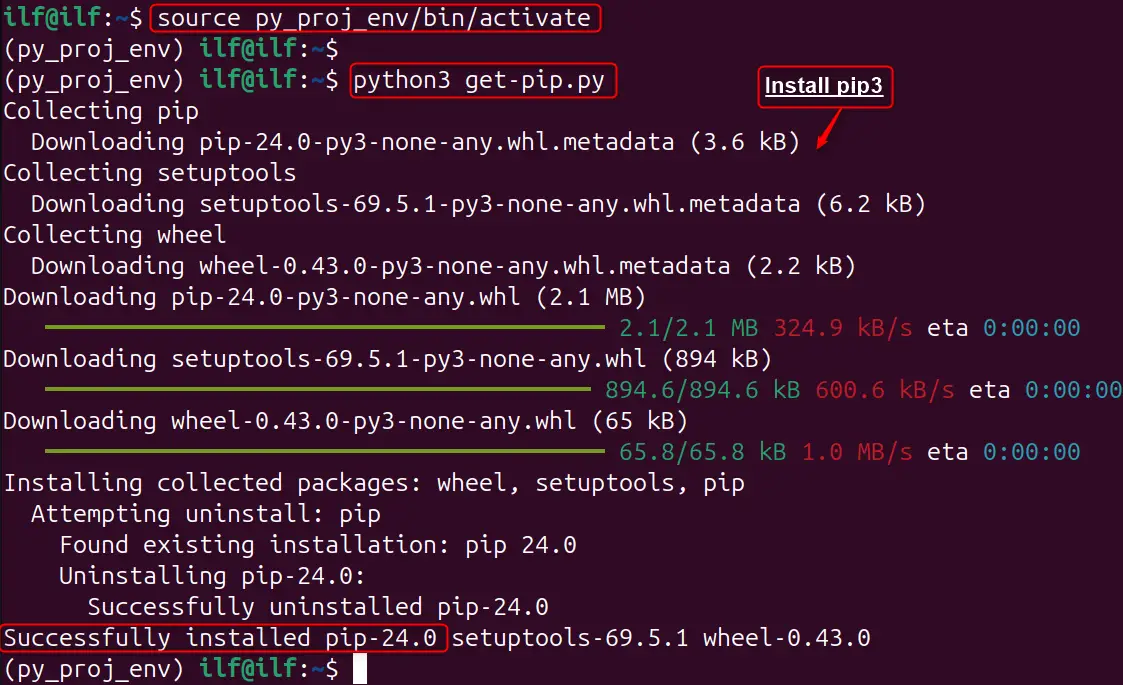 Install Pip3 on Ubuntu 24.04 l