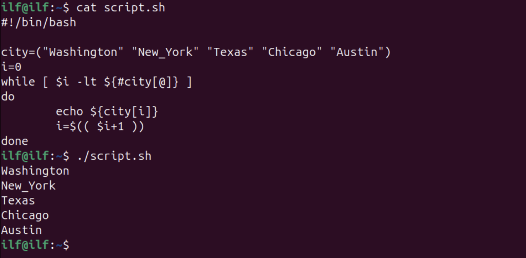 Introduction to bash while loop with examples its linux foss