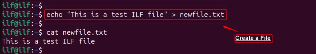 Create A File In Linux 4