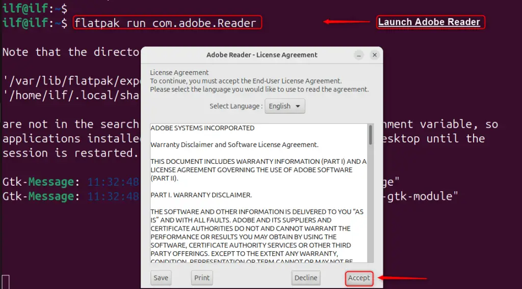 Install Adobe Acrobat Reader On Ubuntu 24.04 I