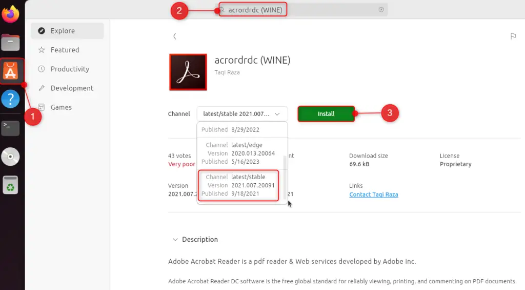 Install Adobe Acrobat Reader On Ubuntu 24.04 K