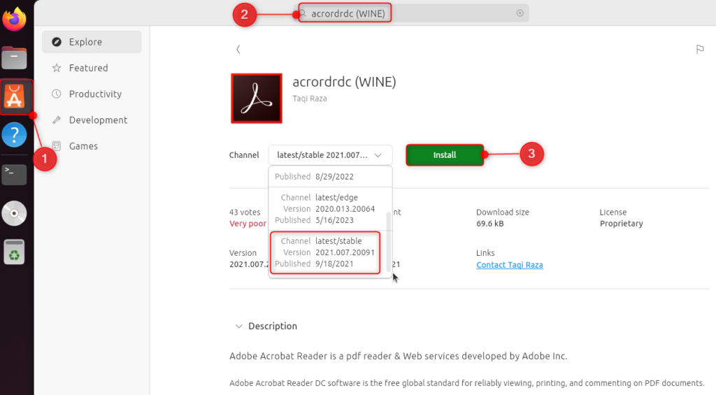 download adobe acrobat reader ubuntu